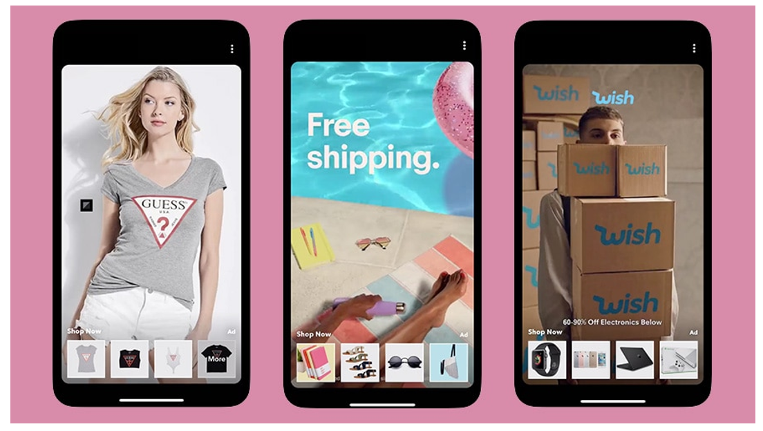 snapchat collection ads